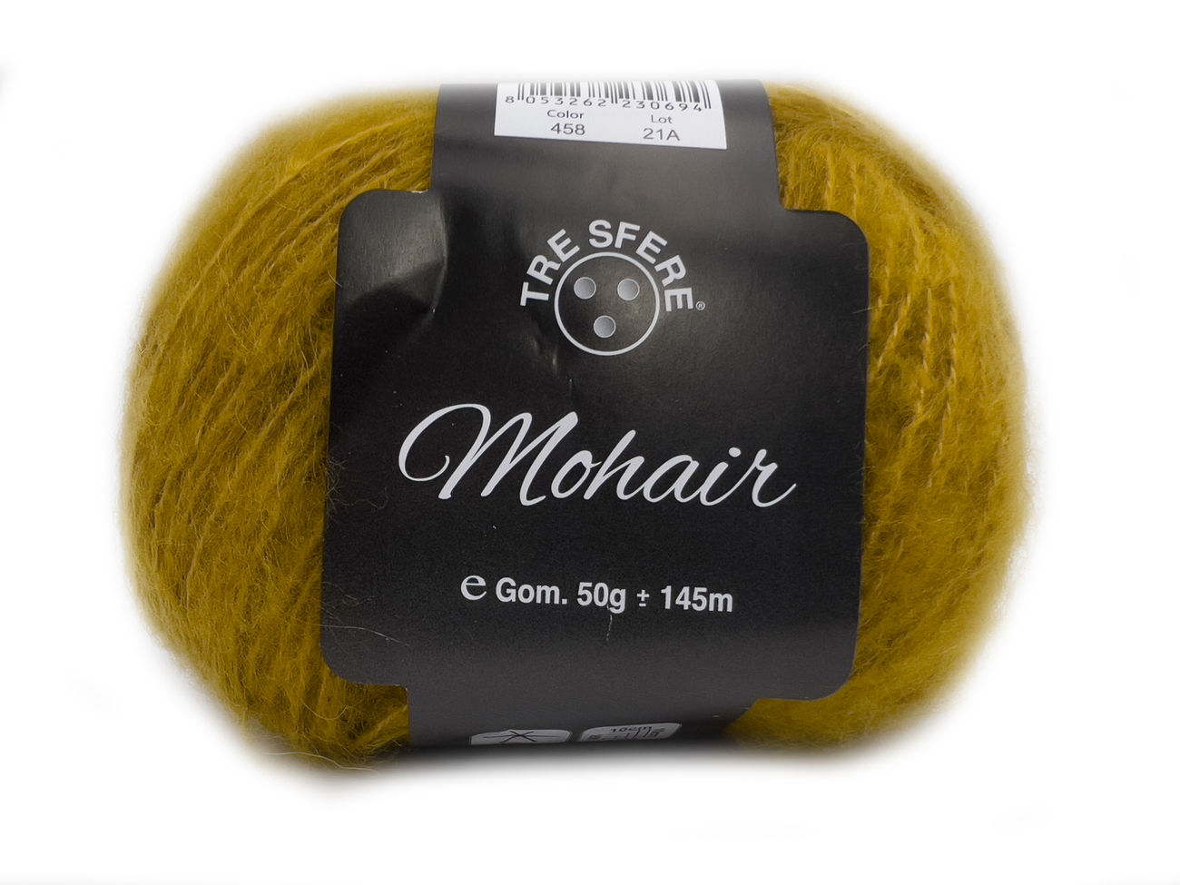 Merceria vendita FILATI LANA MOHAIR 50 GR. COLORE SENAPE