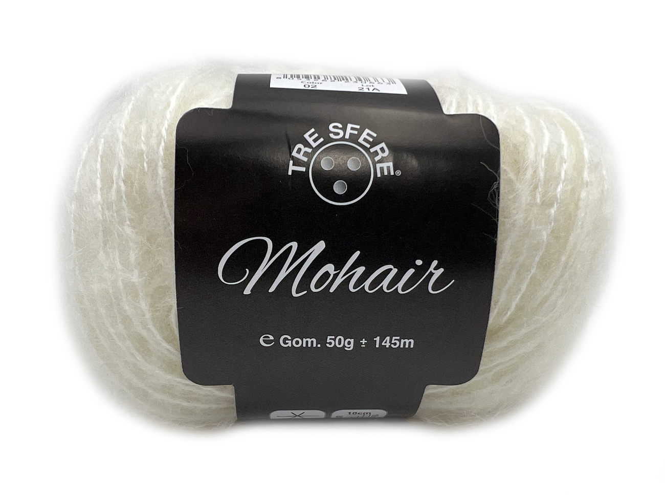 LANA MOHAIR  50 gr. colore PANNA