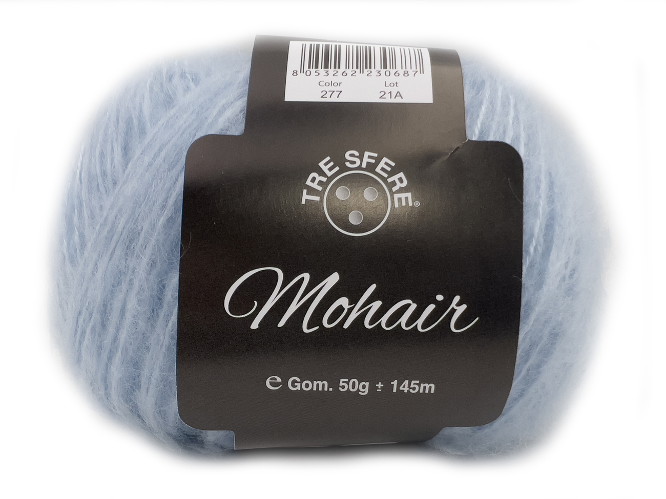 LANA MOHAIR  50 gr. colore CELESTE