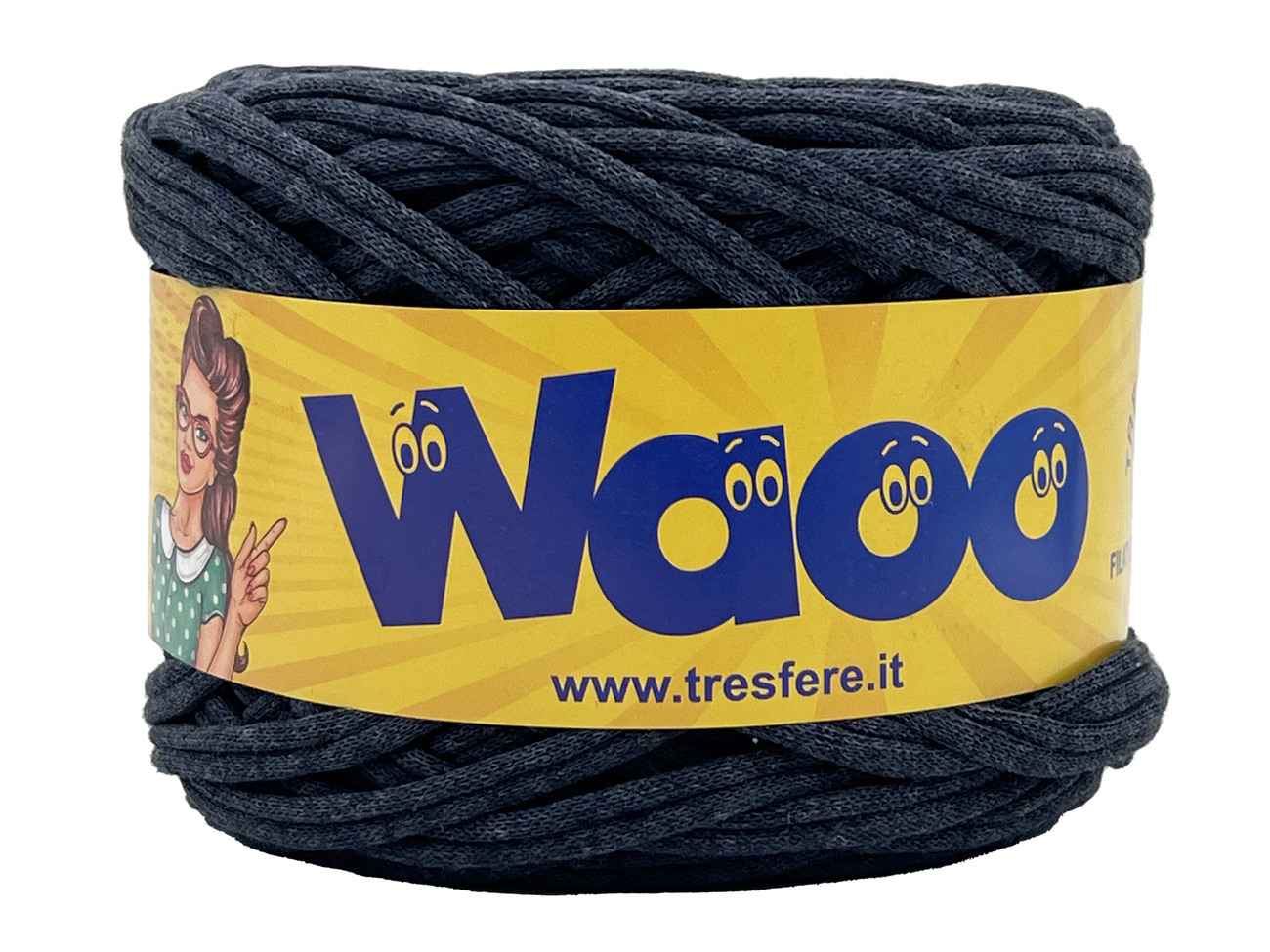 FETTUCCIA WAOO  70% cotone 30% poly  da 500 grammi - GRIGIO