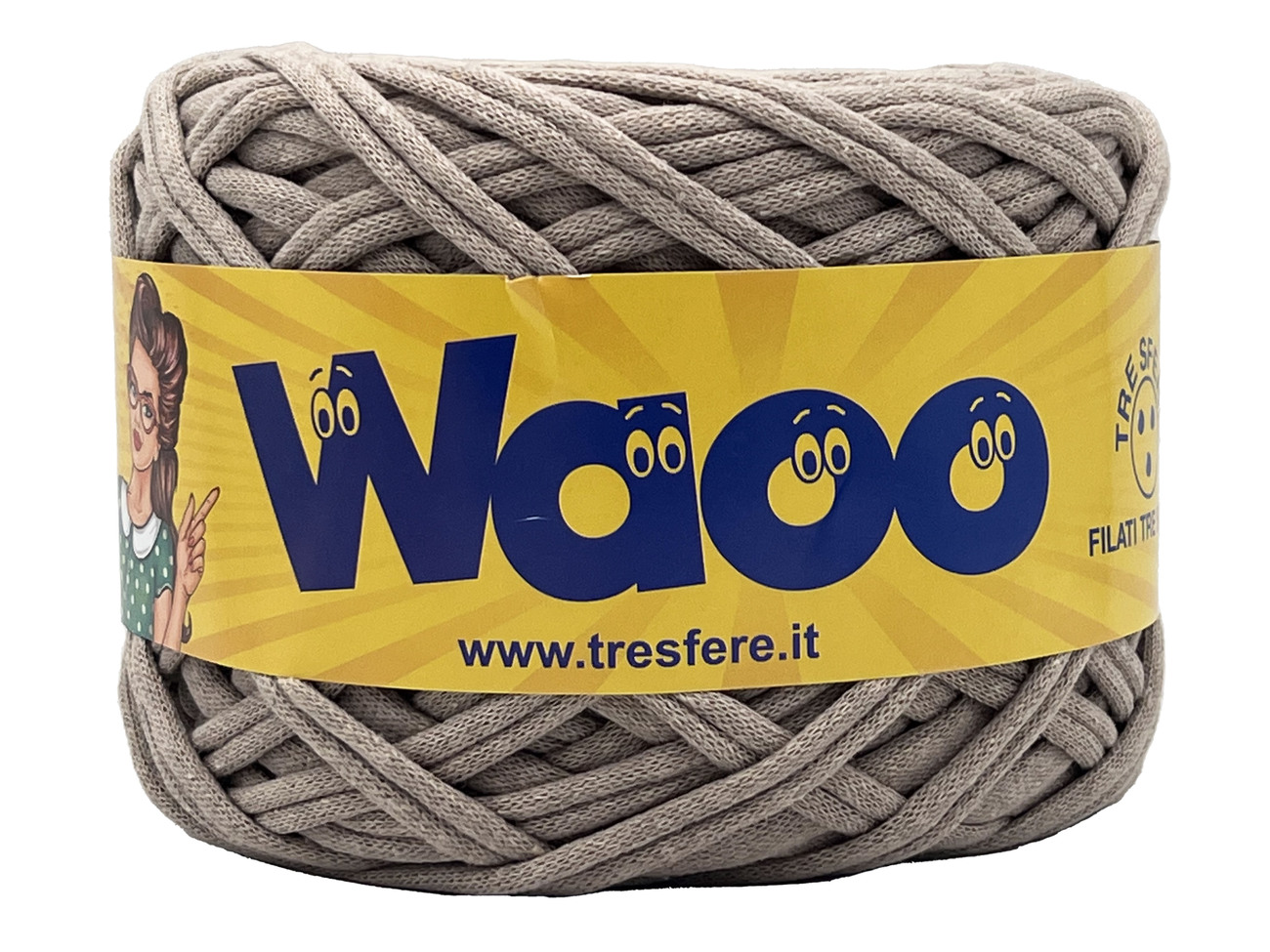 FETTUCCIA WAOO  70% cotone 30% poly  da 500 grammi - BEIGE