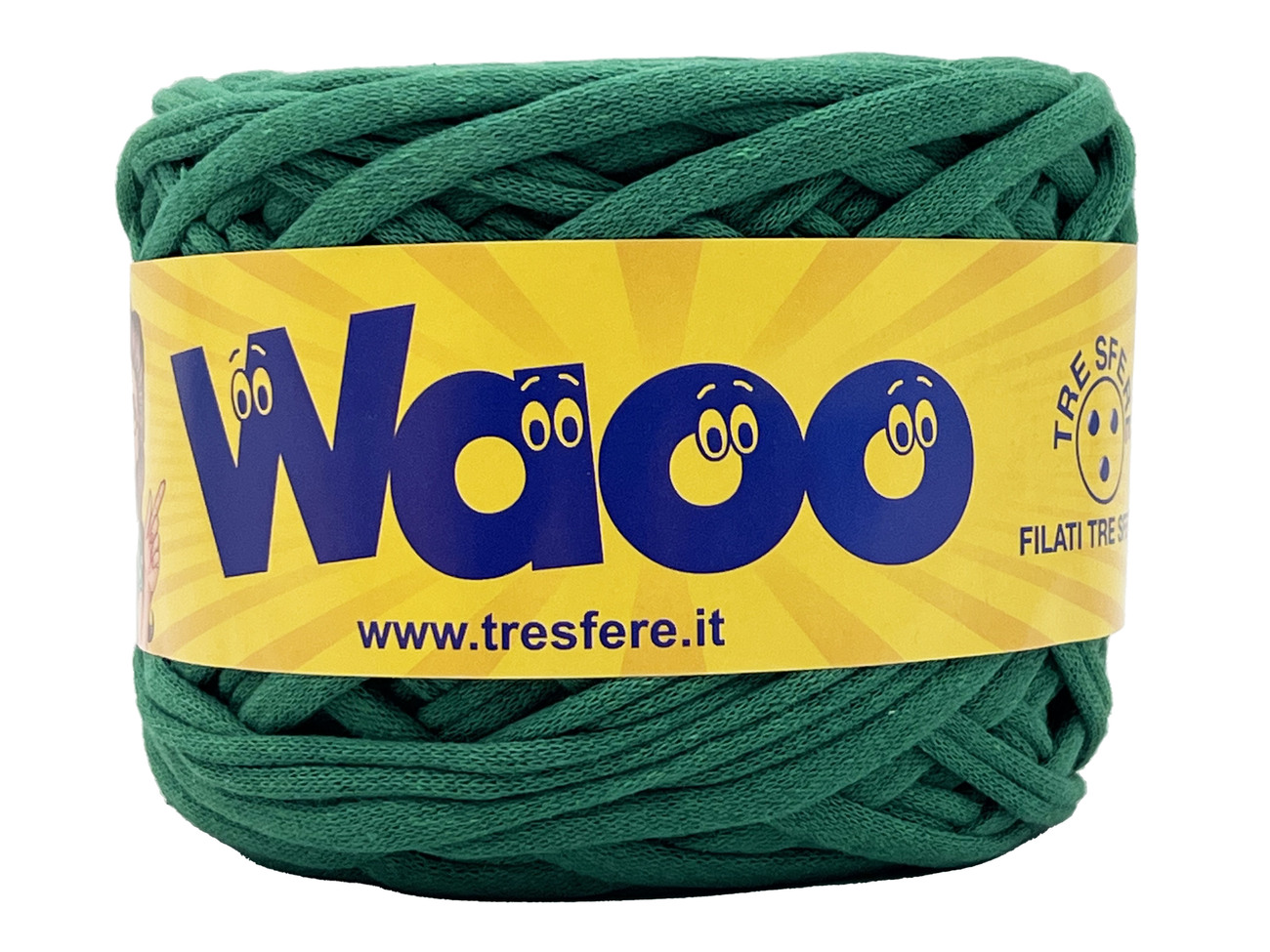 FETTUCCIA WAOO  70% cotone 30% poly  da 500 grammi - VERDE