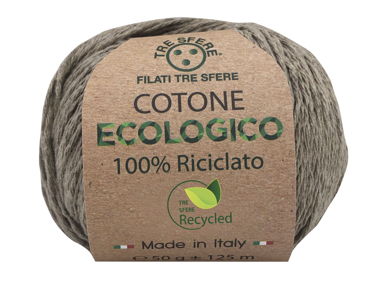 COTONE ECOLOGICO 50 gr -TORTORA cod. 44