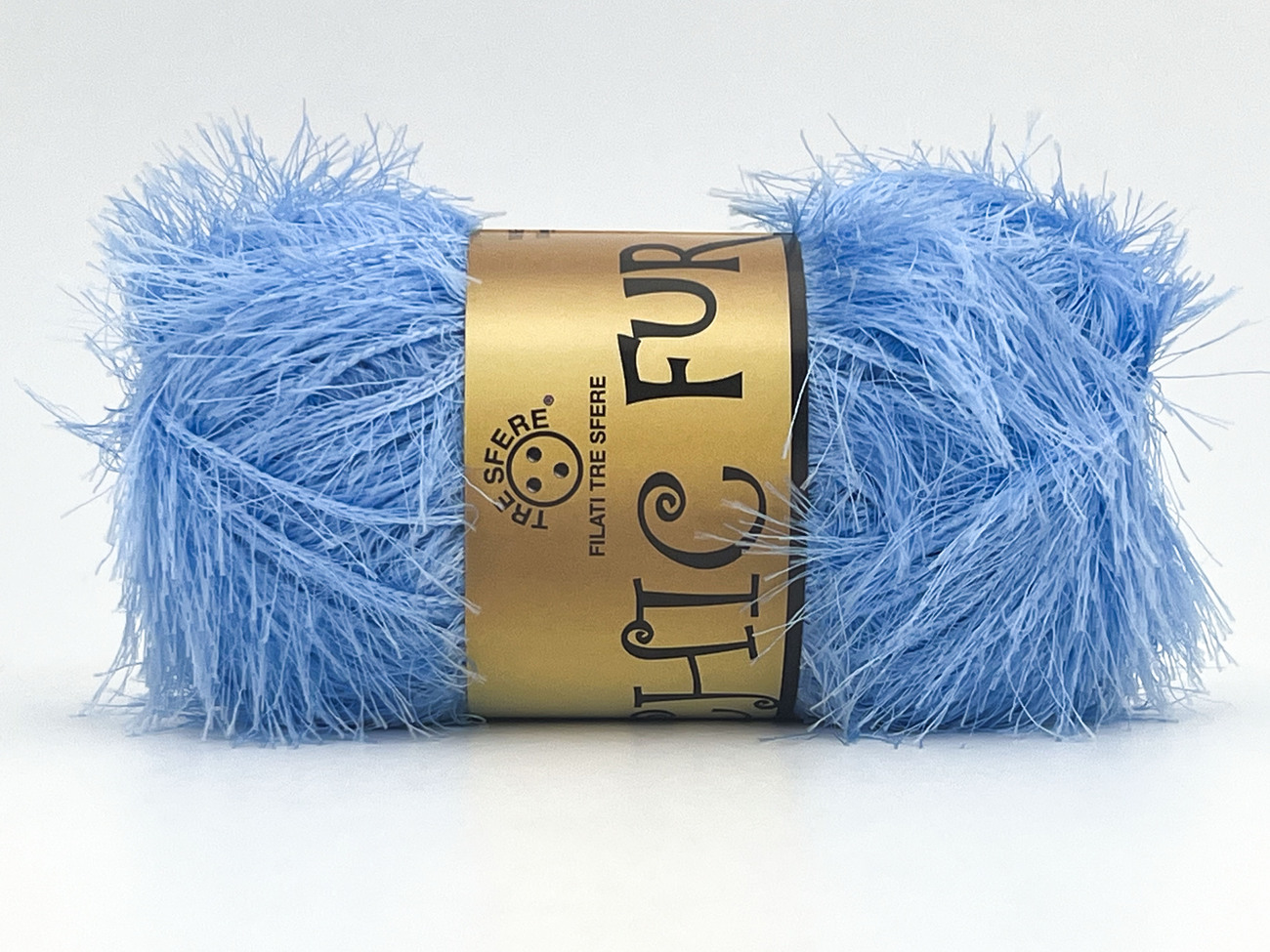 CHIC FUR  gomitoli da 100 grammi - AZZURRO