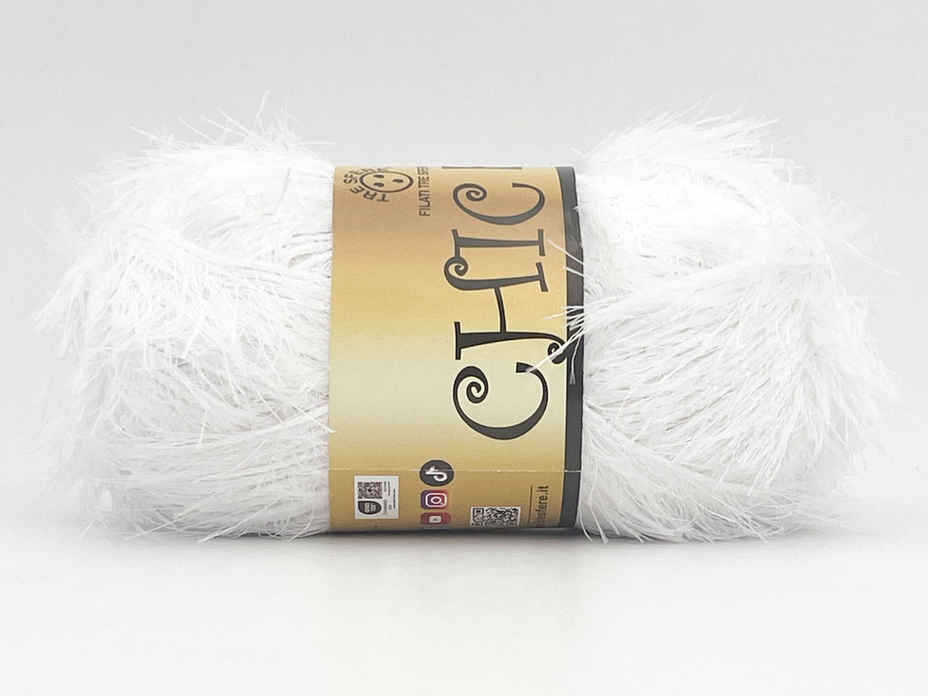 CHIC FUR  gomitoli da 100 grammi - BIANCO