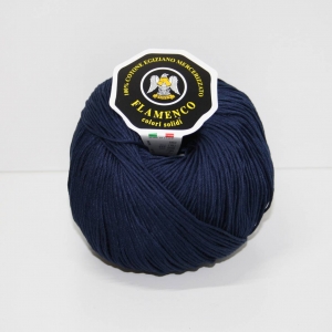 COTONE CABLE' N.3 FLAMENCO  100 gr.-BLU col.4