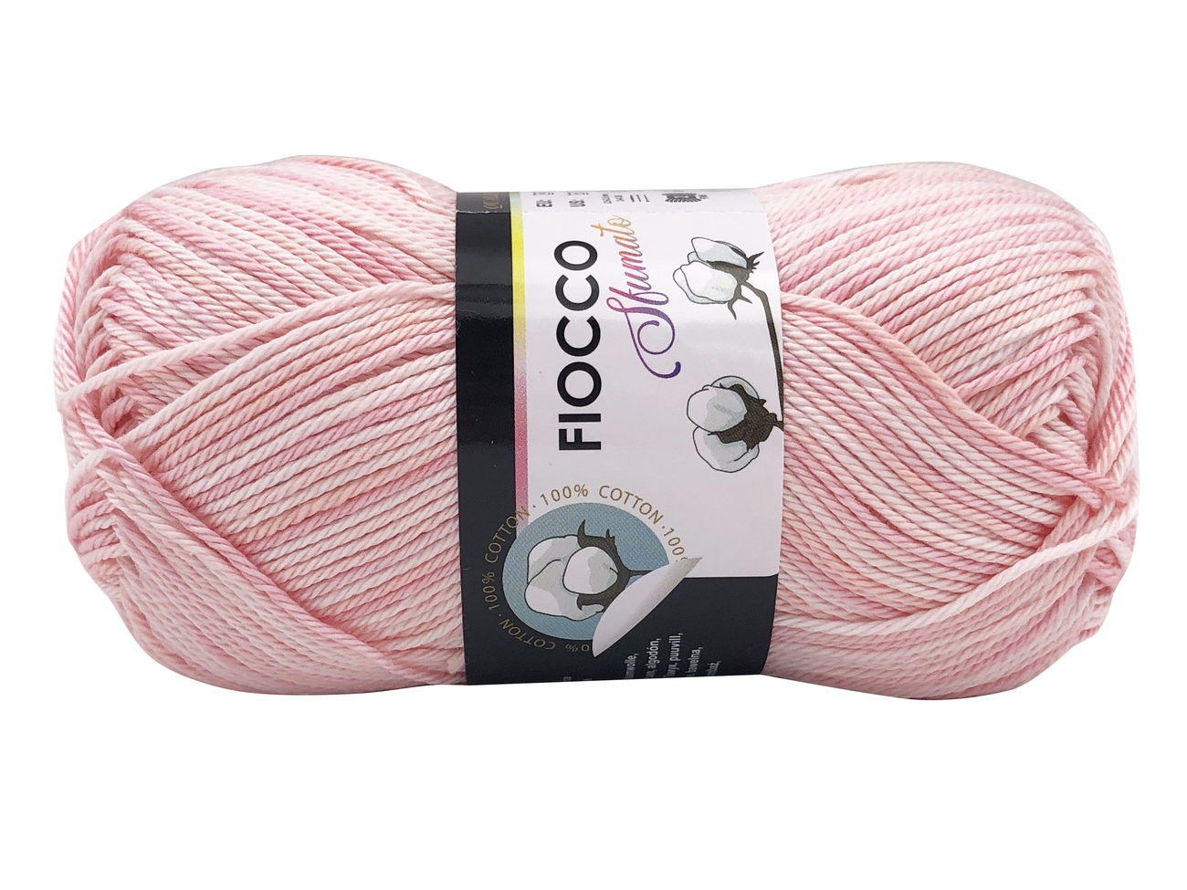 COTONE FIOCCO SFUMATO Rosa col.9333