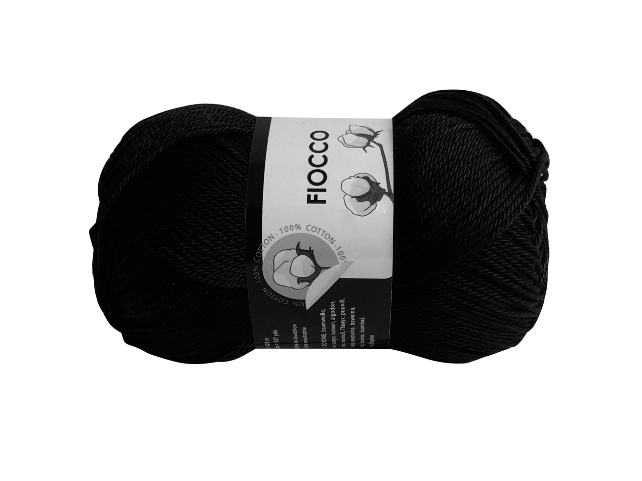 COTONE FIOCCO Nero col.7555