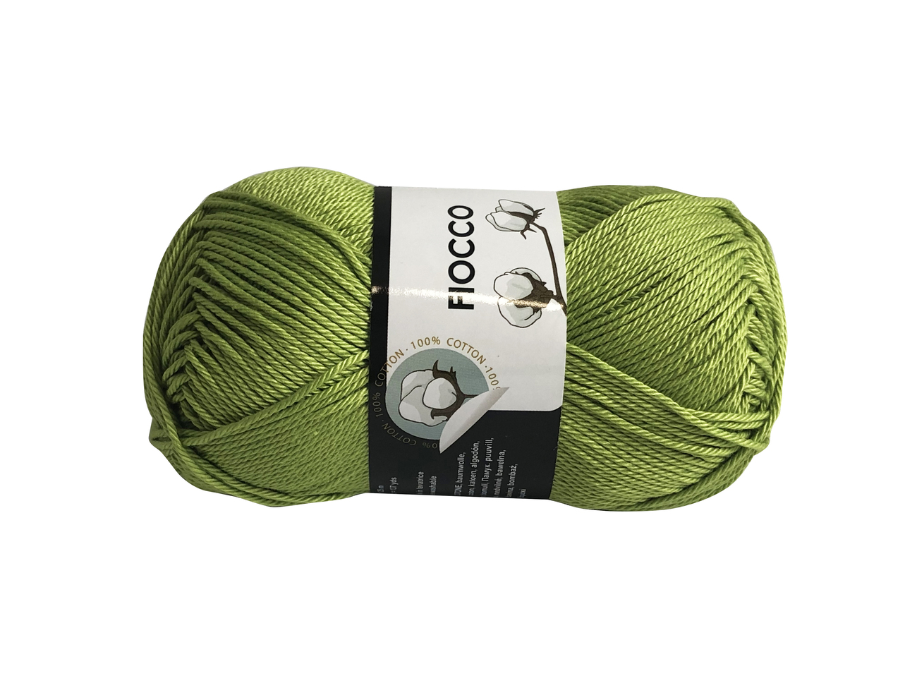 Merceria vendita FILATI COTONE FIOCCO VERDE ACIDO COL.7668