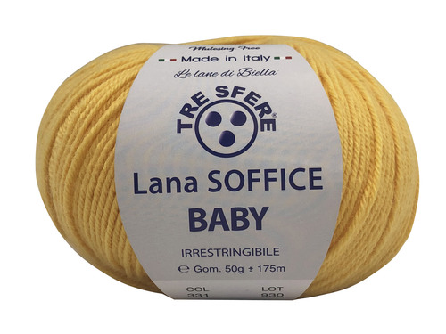 LANA SOFFICE BABY 50%lana 50%acrilico da 50 grammi sofficebaby LANA SOFFICE BABY 50%lana 50%acrilico da 50 grammi sofficebaby