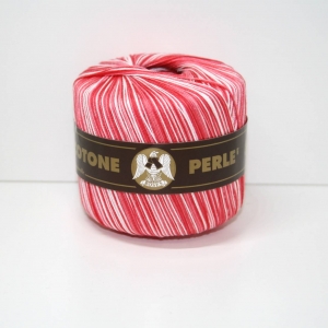 COTONE PERLE n.8 50gr. -STAMPATO ROSSO col.106