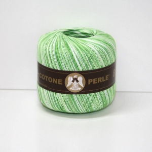 COTONE PERLE n.8 50gr. -STAMP. VERDE ACIDO col.105