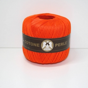 COTONE PERLE n.8 50gr. -ARANCIO col.25