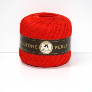 COTONE PERLE n.8 50gr. -ROSSO col.5