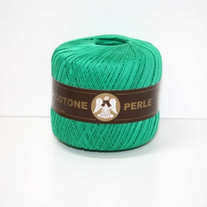 COTONE PERLE n.8 50gr. -VERDE SMERALDO col.7