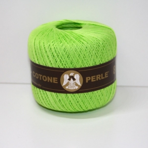 COTONE PERLE n.8 50gr. -VERDE ACIDO col.10