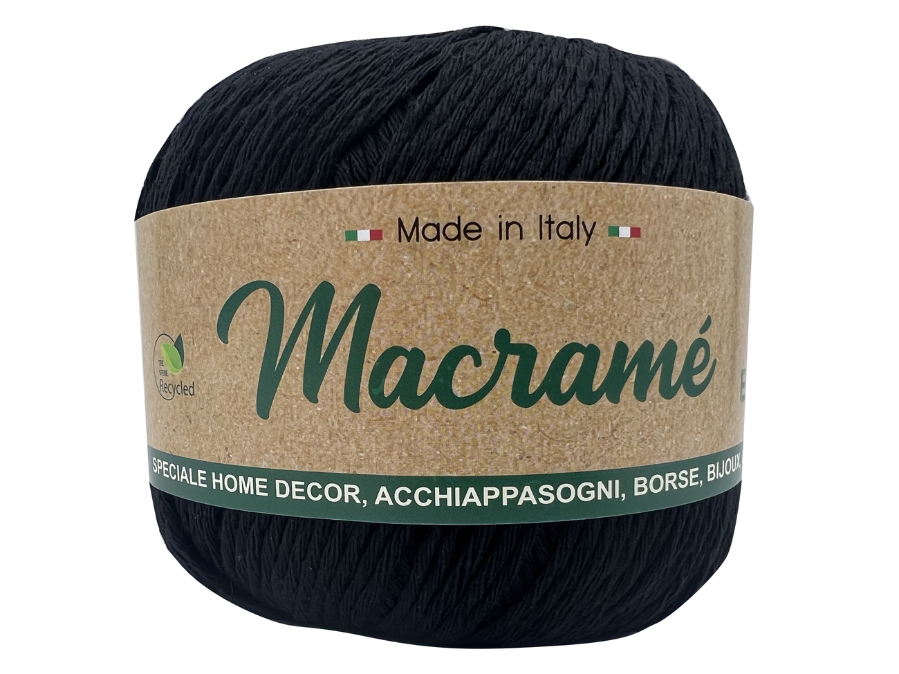 MACRAME BARBANTE  150 grammi  NERO