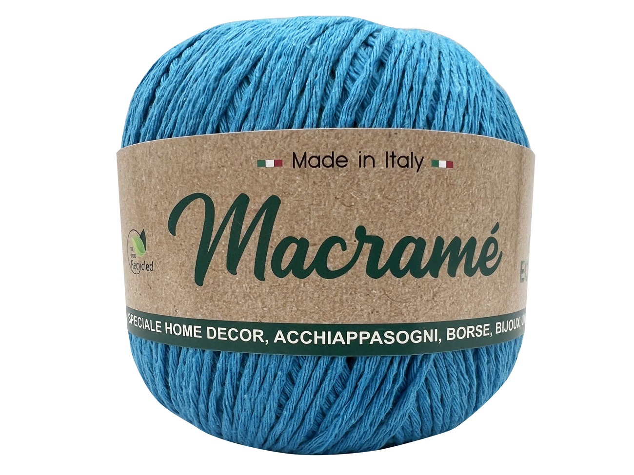 MACRAME BARBANTE  150 grammi  TURCHESE