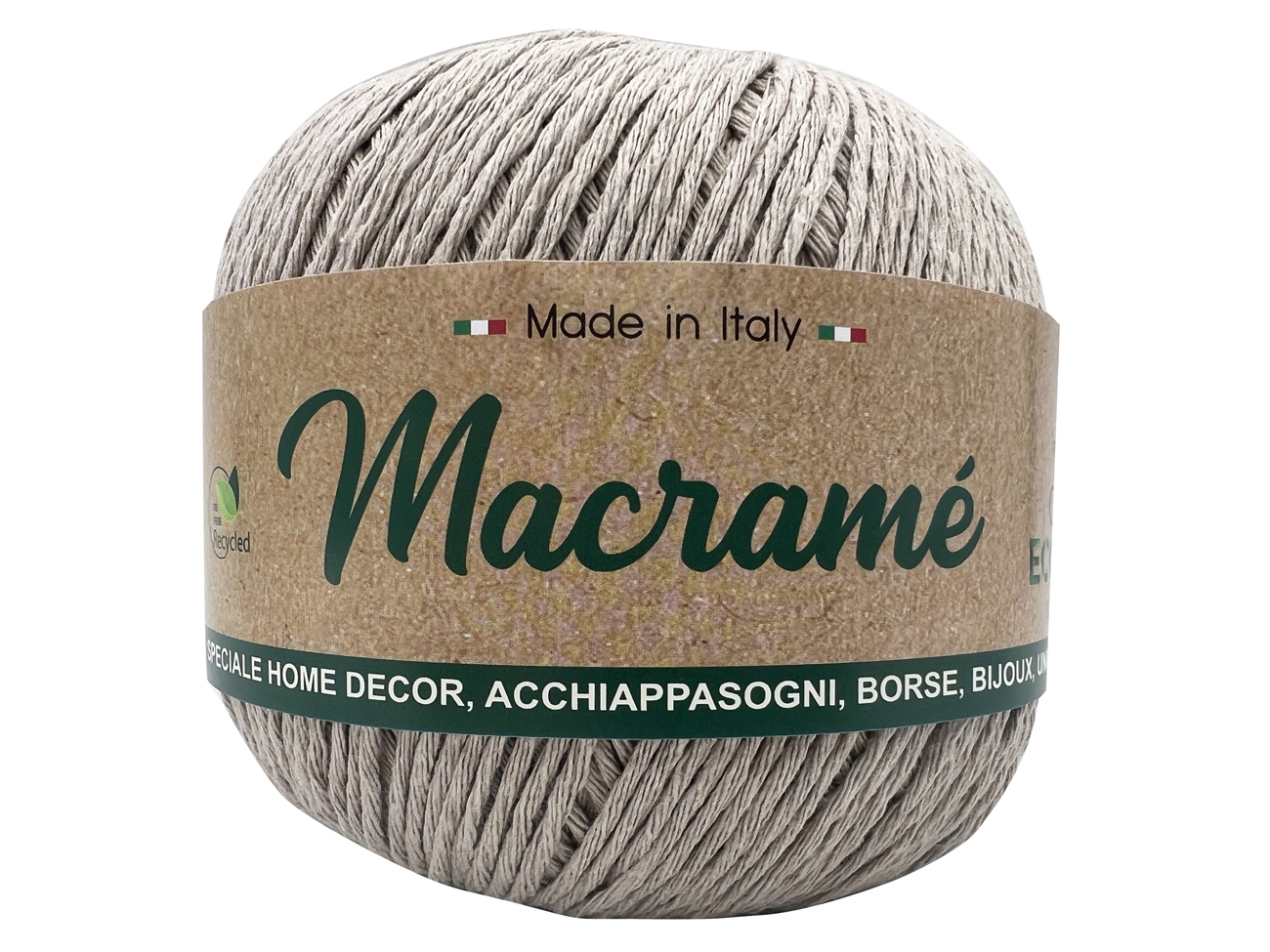 MACRAME BARBANTE  150 grammi NATURALE