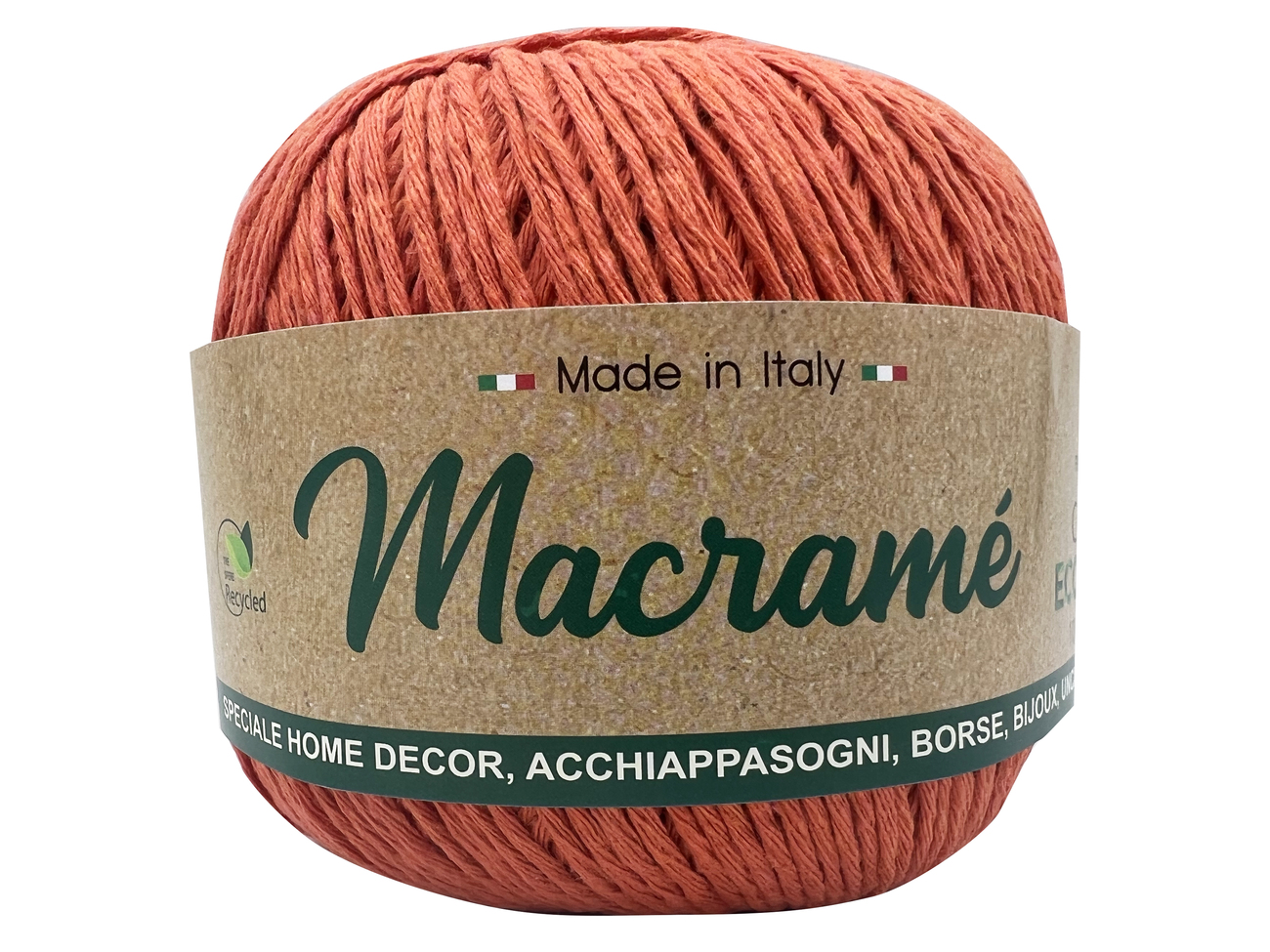 MACRAME BARBANTE  150 grammi  CORALLO