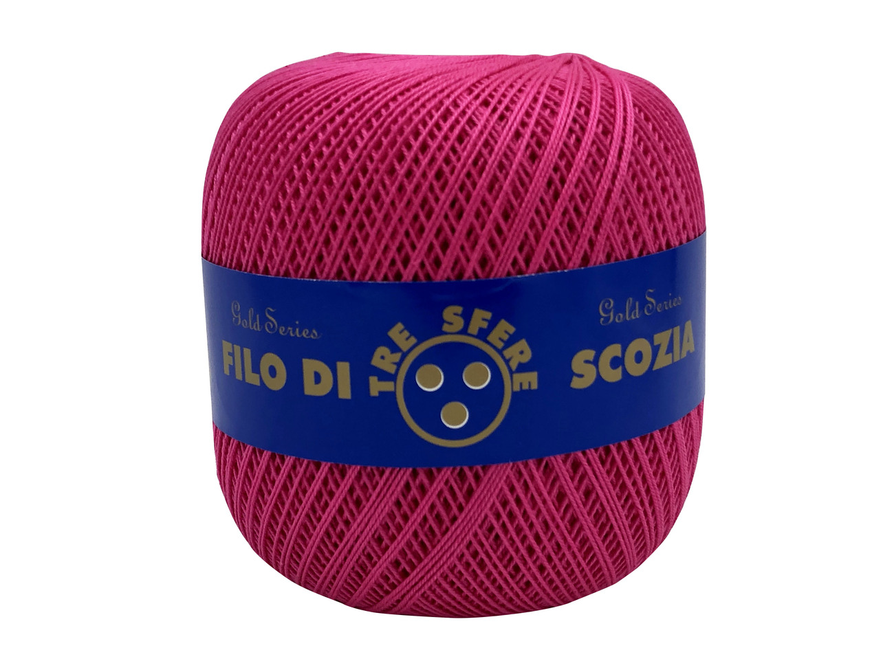 COTONE GOMITOLI 100 gr.  N. 8 -FUCSIA