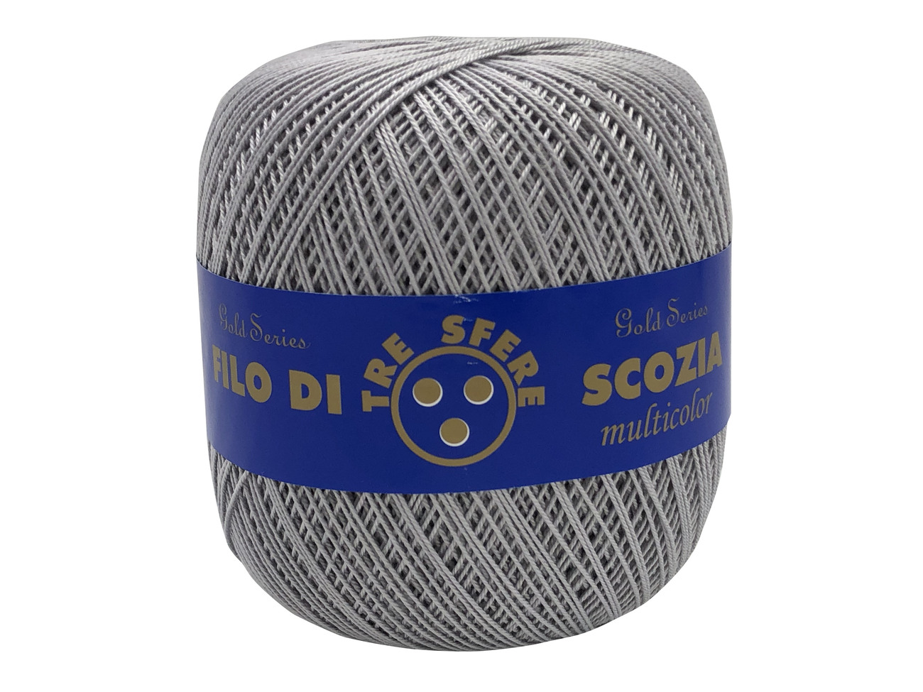 COTONE GOMITOLI 100 gr.  N. 8 -GRIGIO