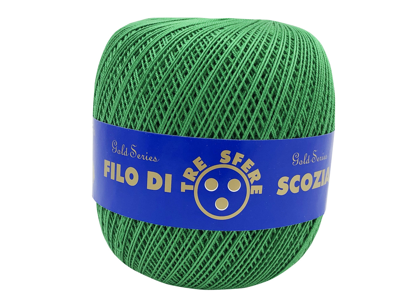 COTONE GOMITOLI 100 gr.  N. 8 -VERDE