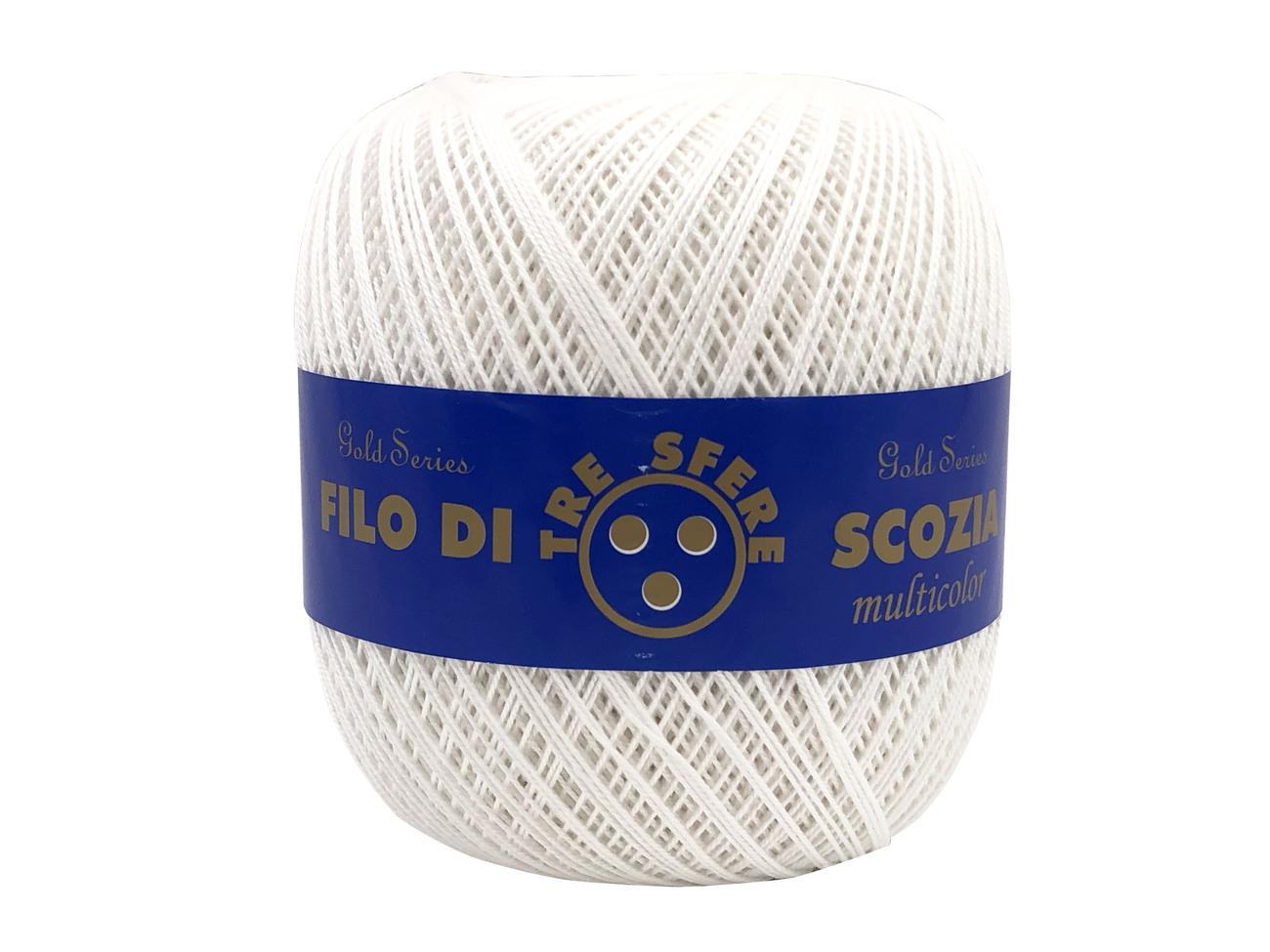 COTONE GOMITOLI 100 gr.  N. 8 -BIANCO