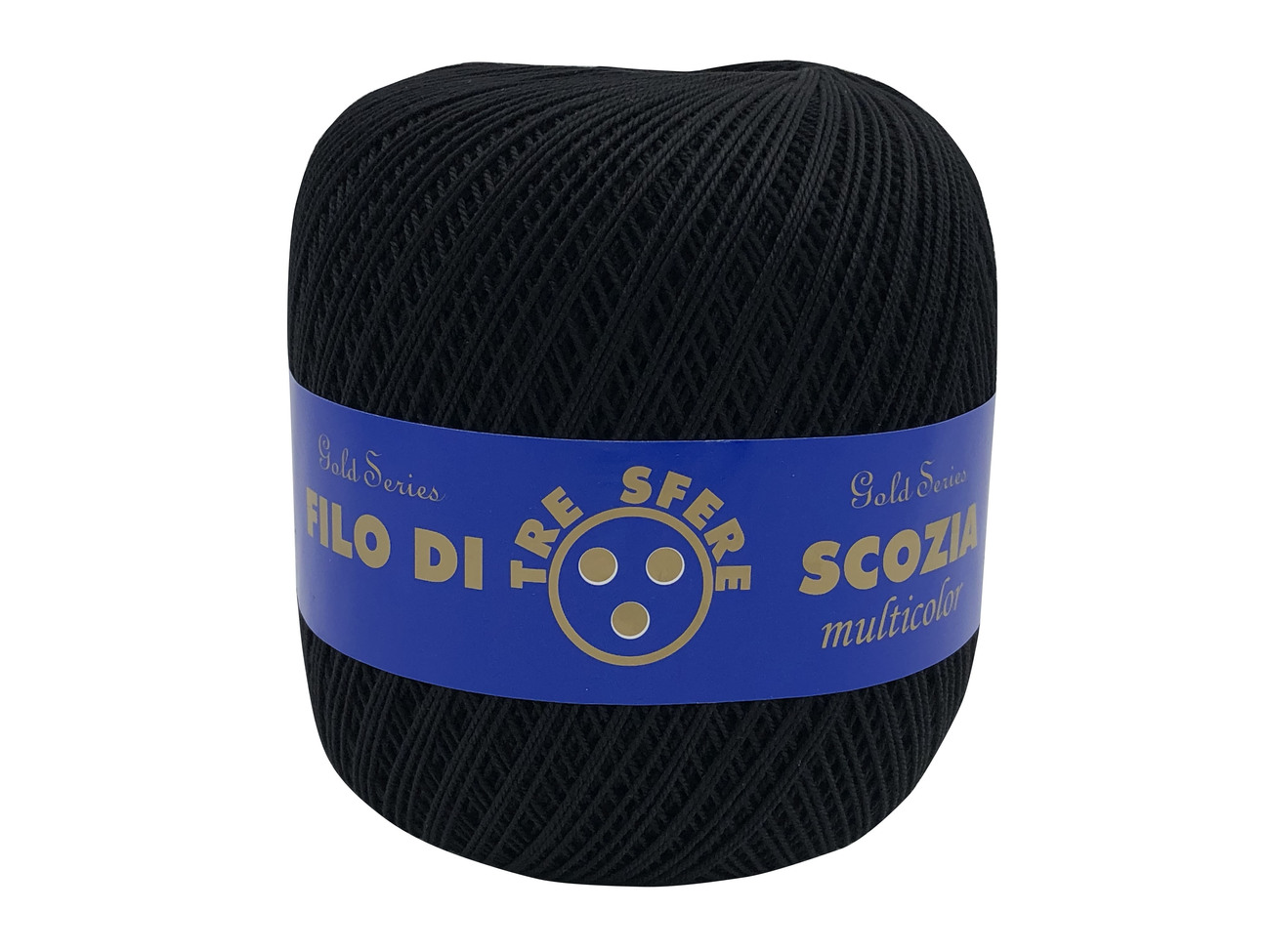 COTONE GOMITOLI 100 gr.  N. 8 -NERO