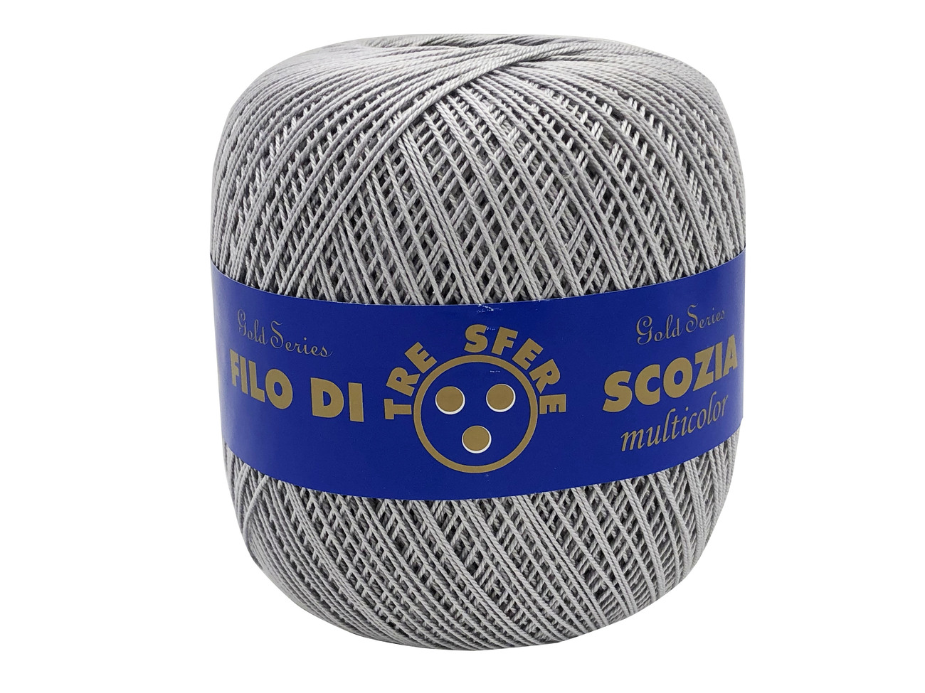 COTONE GOMITOLI 100 gr.  N. 8 -GRIGIO PERLA