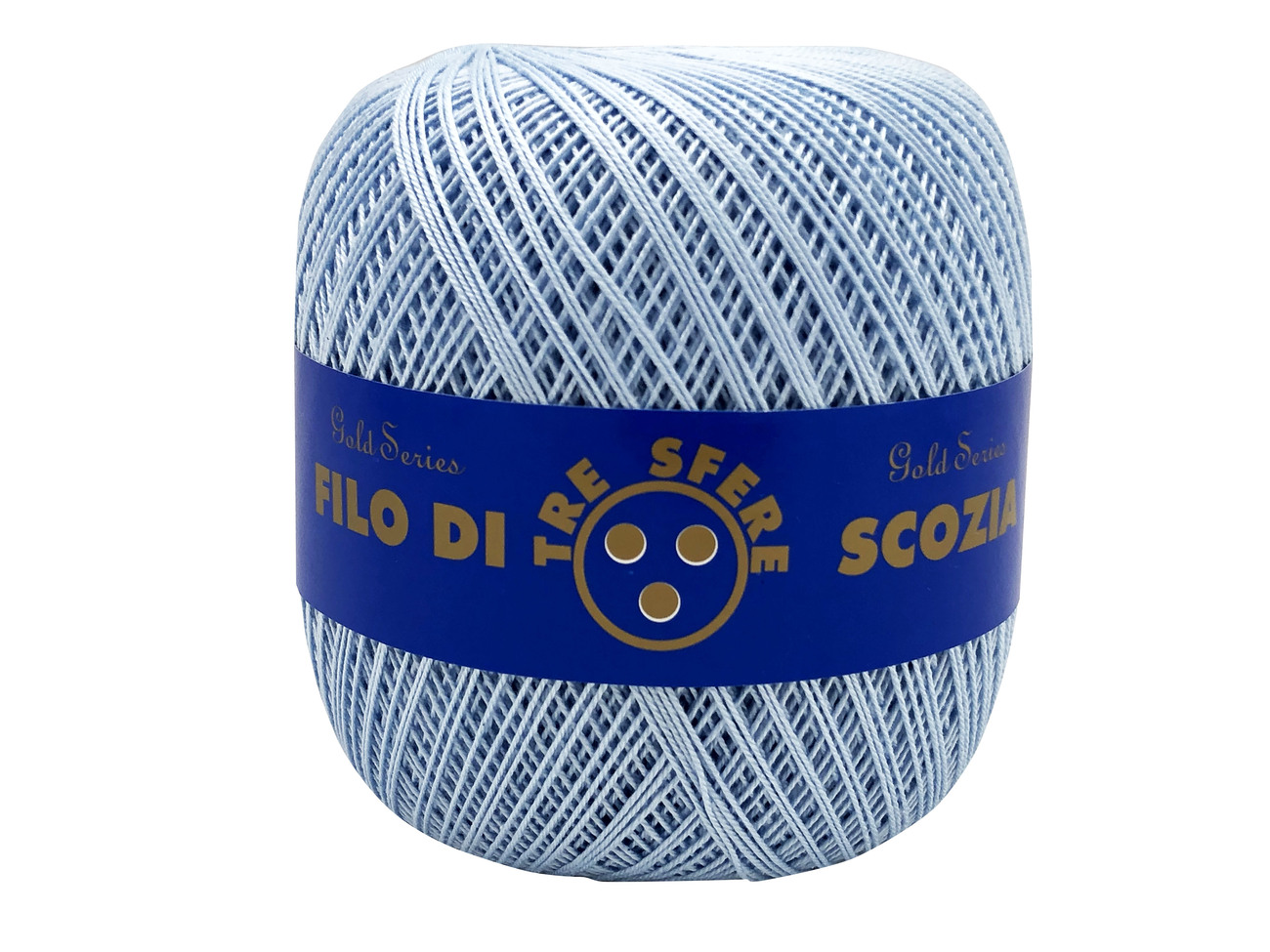 COTONE GOMITOLI 100 gr.  N. 8 -AZZURRO