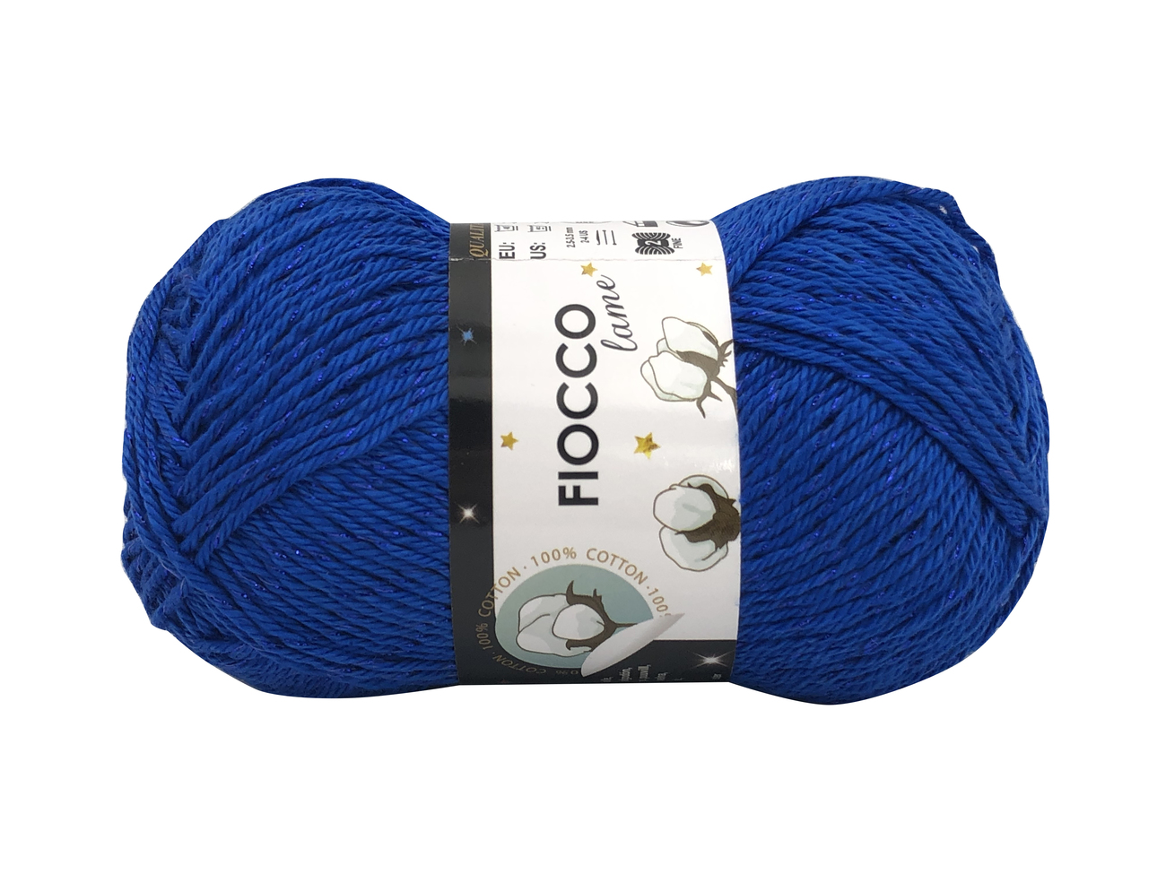 COTONE FIOCCO LAME' Bluette col.7644