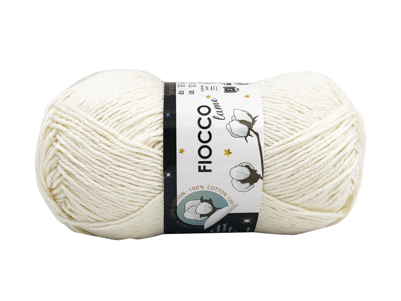 COTONE FIOCCO LAME' Panna col.7011