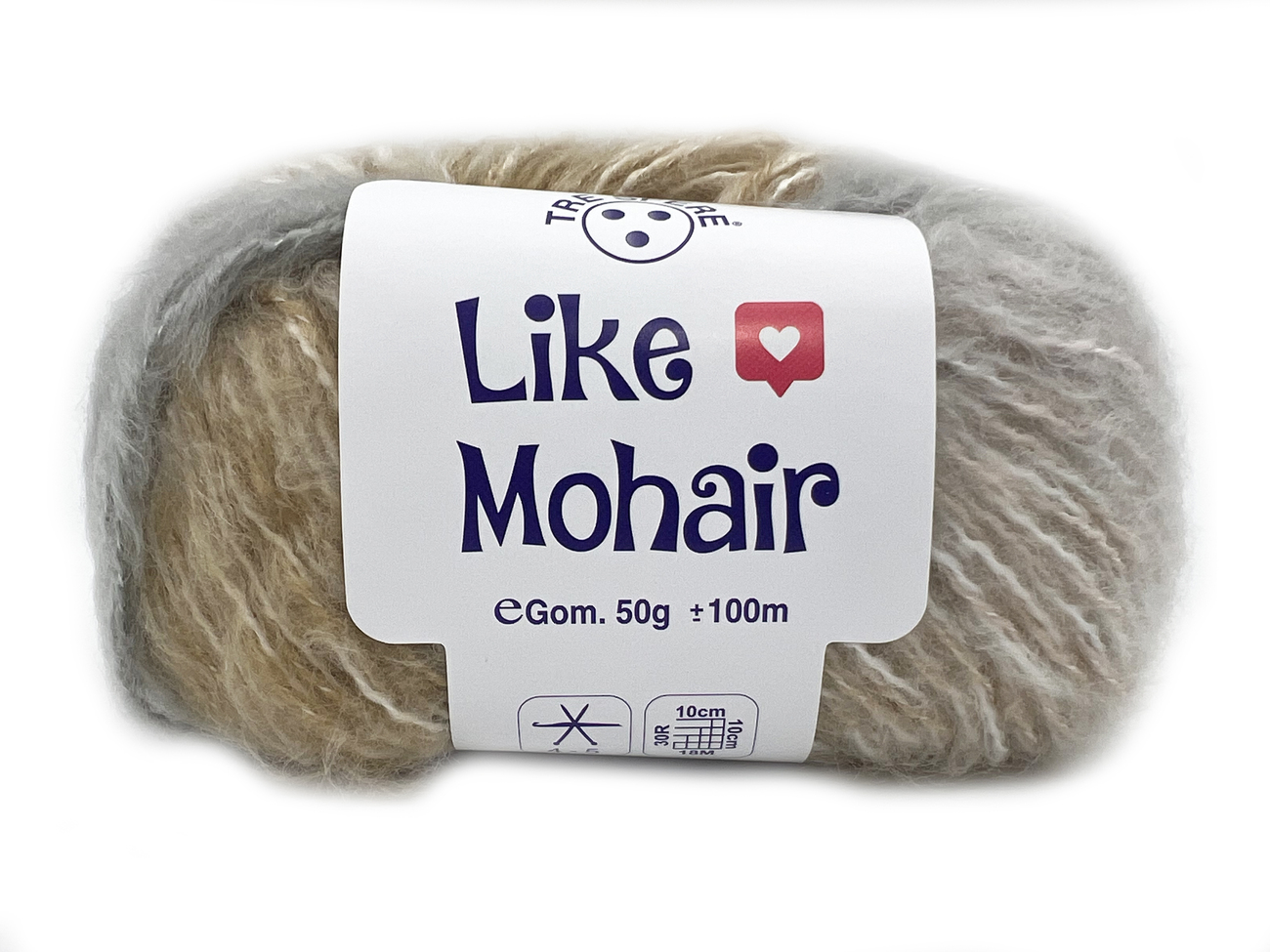 LANA LIKE MOHAIR 50 gr. colore MELANGE