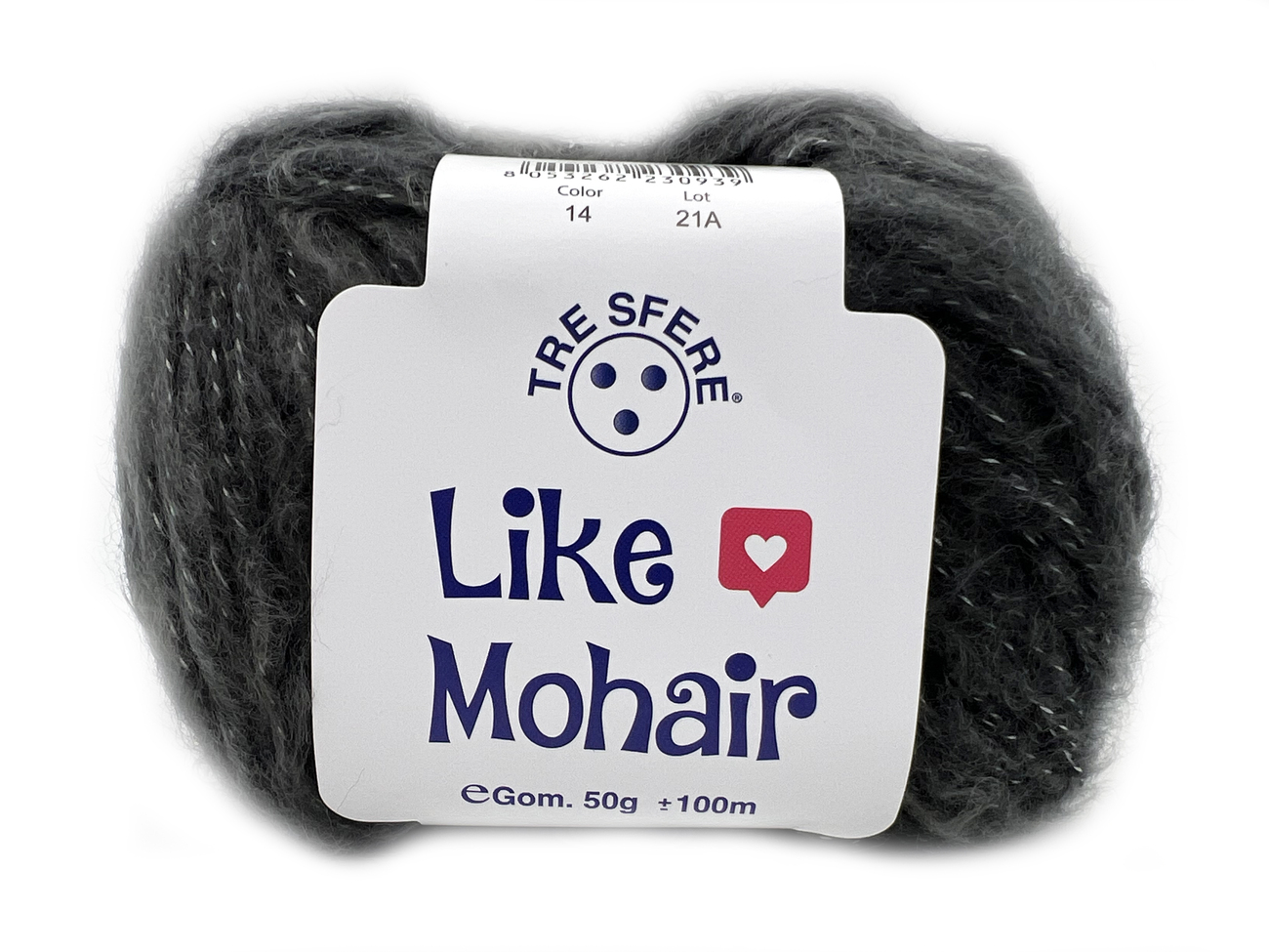 LANA LIKE MOHAIR 50 gr. colore GRIGIO