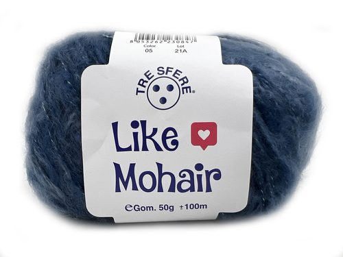 LANA LIKE MOHAIR 50 gr. colore MELANGE LLMH-10melange LANA LIKE MOHAIR 50 gr. colore MELANGE LLMH-10melange