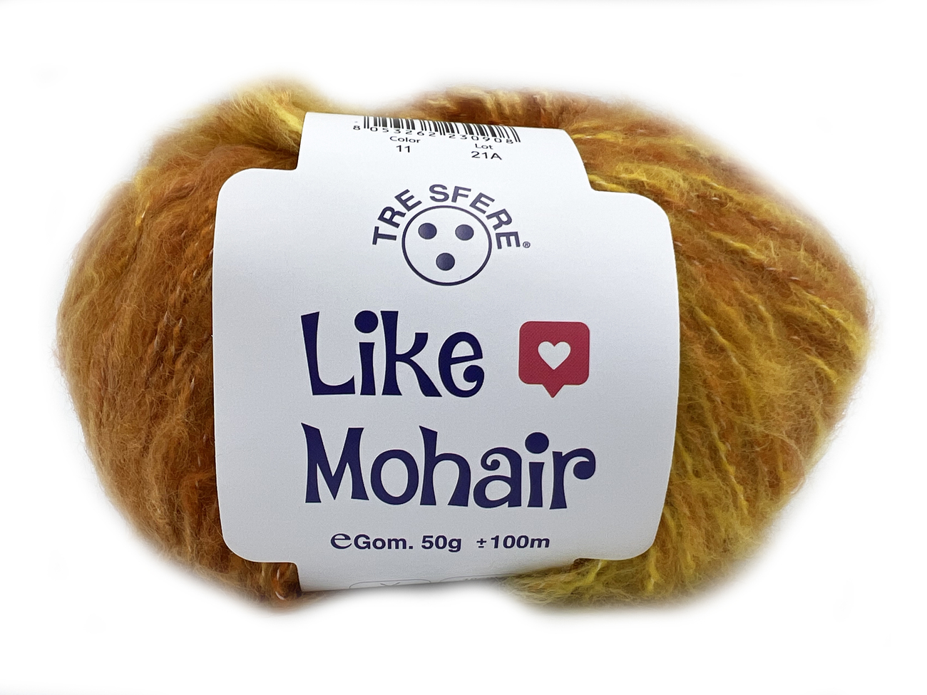 LANA LIKE MOHAIR 50 gr. colore GIALLO