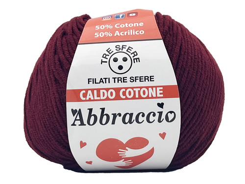CALDO COTONE ABBRACCIO 50%cotone 50%acrilico da 50 grammi c453 CALDO COTONE ABBRACCIO 50%cotone 50%acrilico da 50 grammi c453