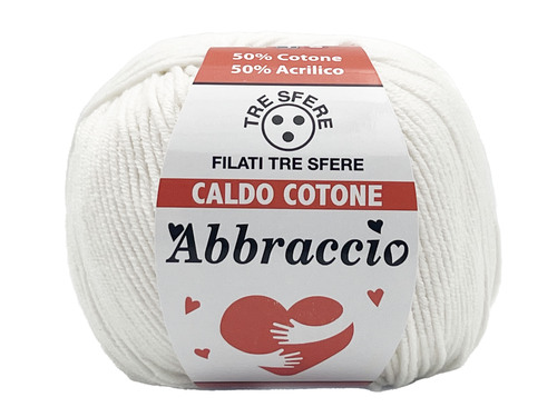 CALDO COTONE ABBRACCIO 50%cotone 50%acrilico da 50 grammi c453 CALDO COTONE ABBRACCIO 50%cotone 50%acrilico da 50 grammi c453