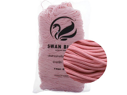 CORDINO THAI SWAN BLACK 500gr. - ROSA ANTICO col.06