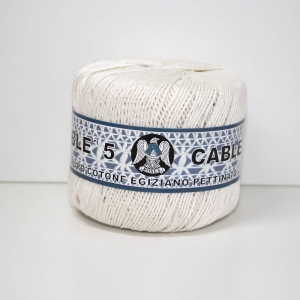 COTONE CABLE' N.5 50gr -AVORIO col.17