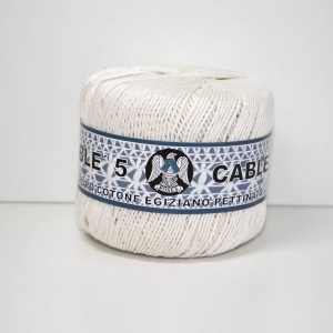 COTONE CABLE' N.5 50gr- BIANCO col.1 cotonecable5-1bianco COTONE CABLE' N.5 50gr- BIANCO col.1 cotonecable5-1bianco