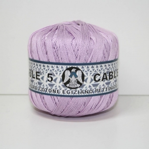 COTONE CABLE' N.5 50gr -LILLA col.21