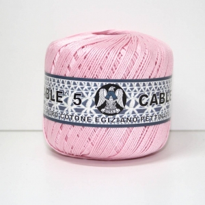 COTONE CABLE' N.5 50gr -ROSA col.2