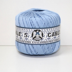 COTONE CABLE' N.5 50gr -AZZURRO col.30