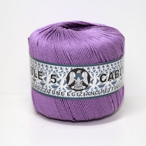 COTONE CABLE' N.5 50gr - VIOLETTO col.33