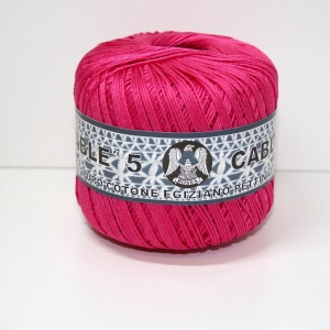 COTONE CABLE' N.5 50gr -FUCSIA col.31