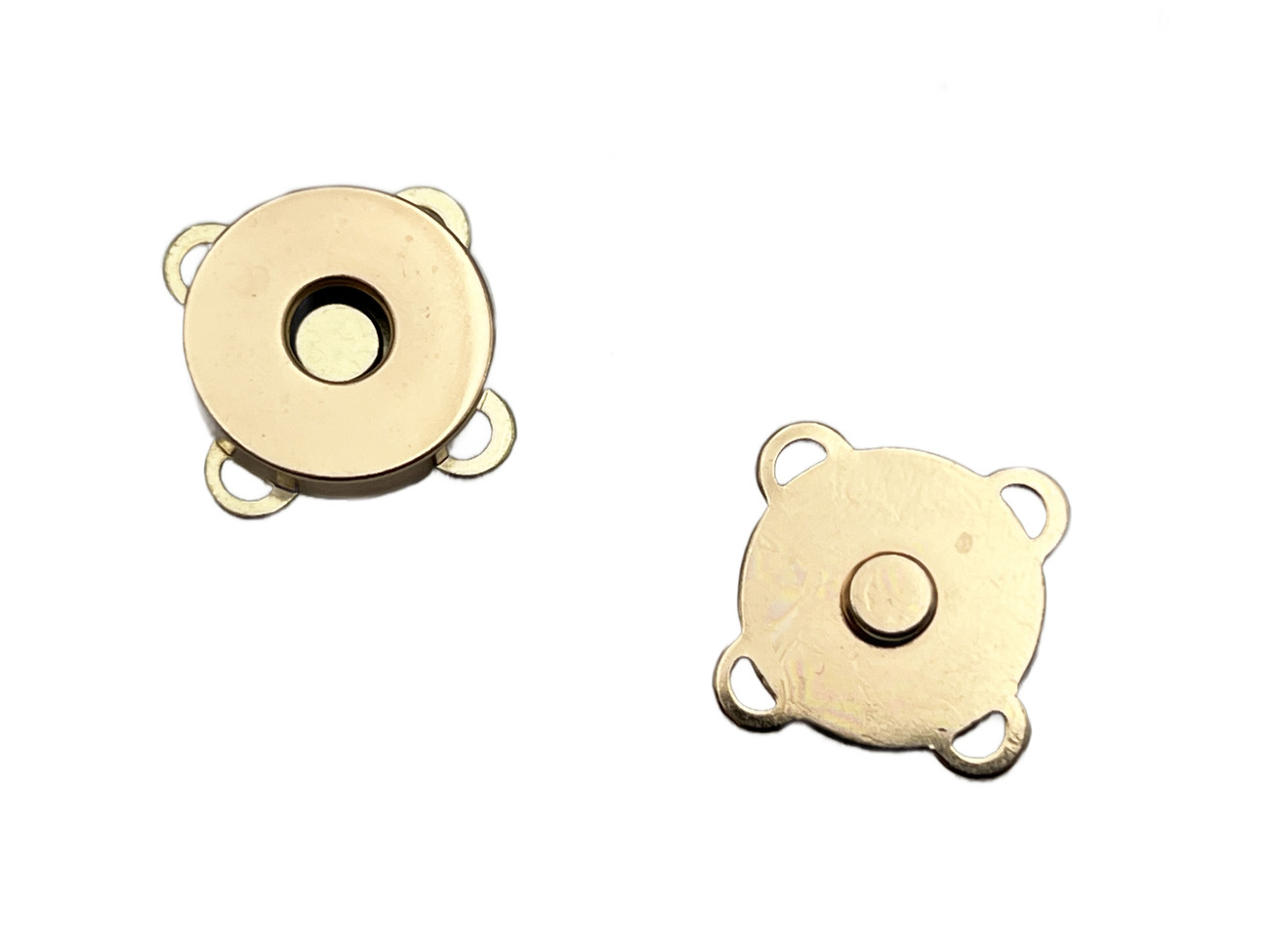 CHIUSURA CALAMITA MAGNETICA  da Cucire 18mm - ORO