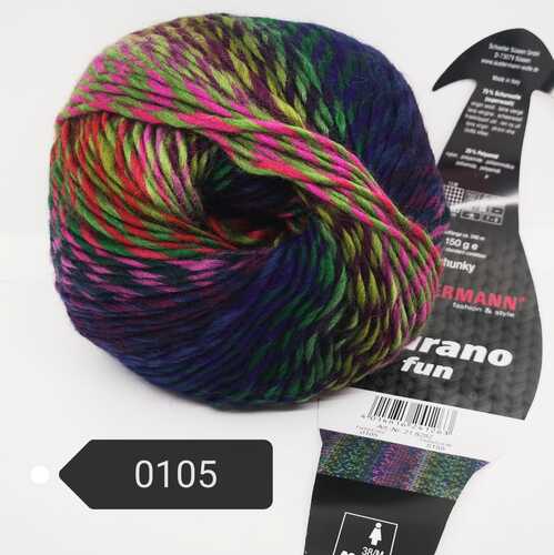 LANA MURANO FUN da 150 grammi 75%Lana Vergine 25%polyamide murano LANA MURANO FUN da 150 grammi 75%Lana Vergine 25%polyamide murano