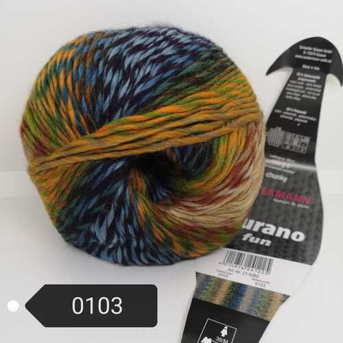 LANA MURANO FUN da 150 grammi 75%Lana Vergine 25%polyamide murano LANA MURANO FUN da 150 grammi 75%Lana Vergine 25%polyamide murano